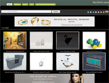 Tablet Screenshot of downto.youtoart.com